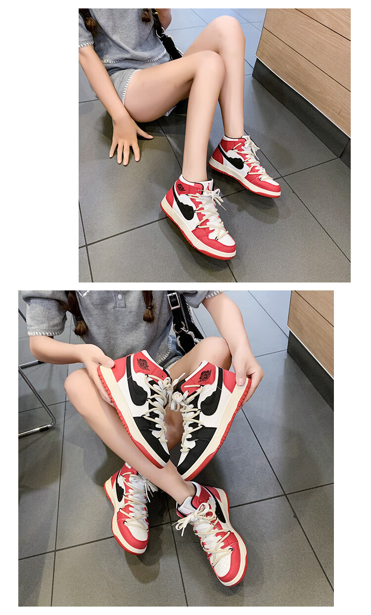 莆田女鞋ajdunk勾勾鞋女鞋a1j女鞋ow联名鞋子空军一号板鞋秋季新款