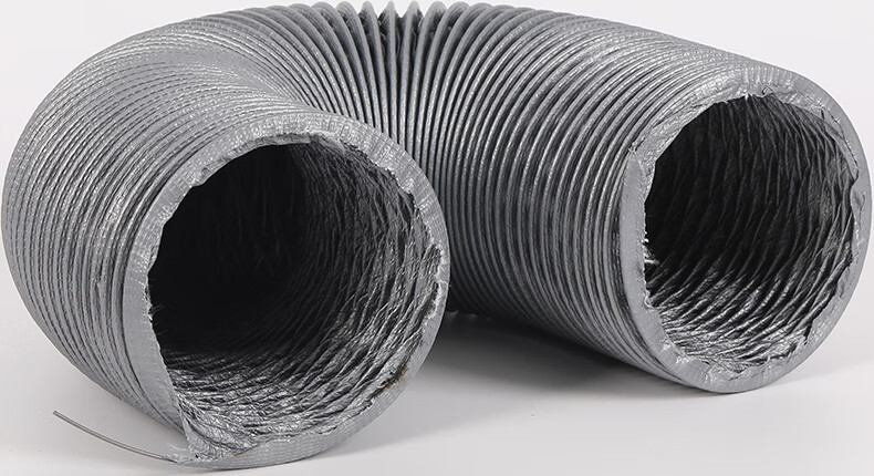 pvc尼龙布风管通风排风伸缩软管耐高温阻燃排烟管道排气管150mm 50mm*