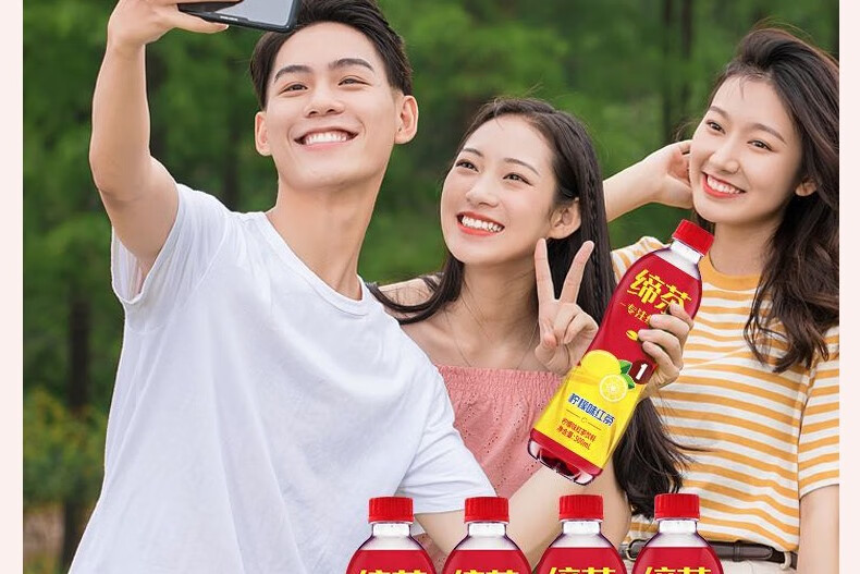 今麦郎缔茶红茶饮料500ml*8瓶装多口味果汁饮品柠檬/苹果/蜜桃/乳酸菌