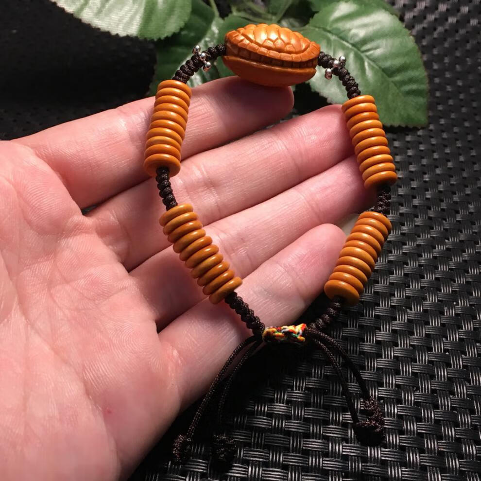 橄榄核富甲天下手串民族风手工编织个性百搭女款念珠富甲天下