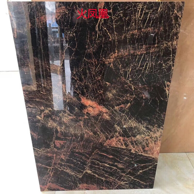 全抛釉瓷砖黑金花深咖过门石门槛石串边客厅餐厅滑地砖1米1米黑金花