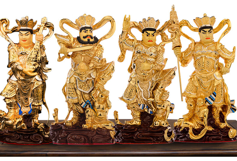 佛教四大天王的法器图片