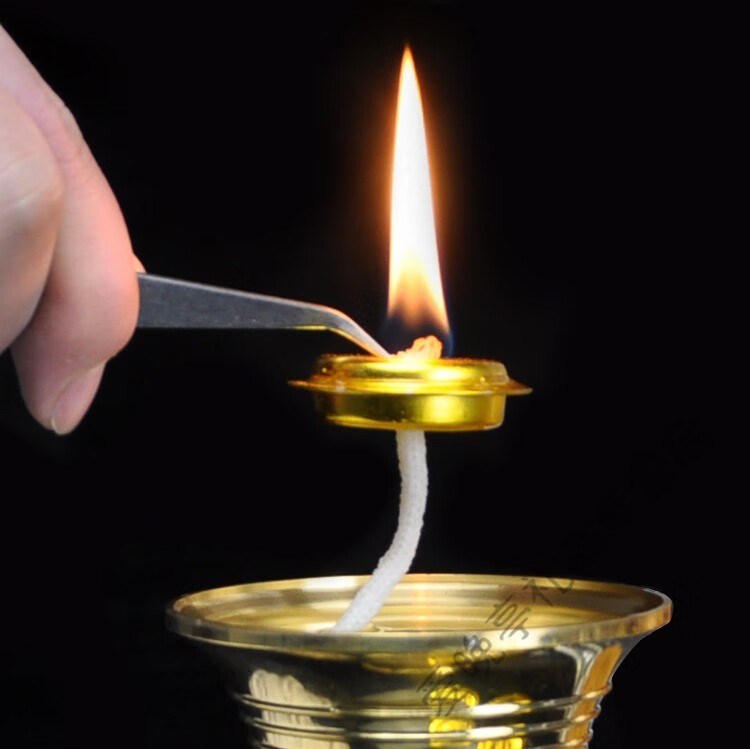 津浆佛教用品食用油酥油供灯灯芯佛灯灯芯一包21米棉线灯芯