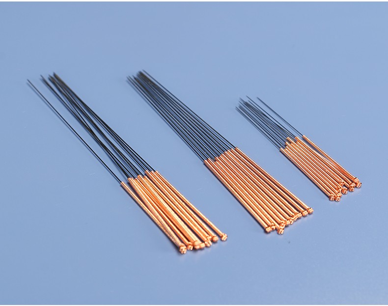 华佗牌承臻针灸针300支紫铜柄针一次性中医用无菌针灸针毫针300支035