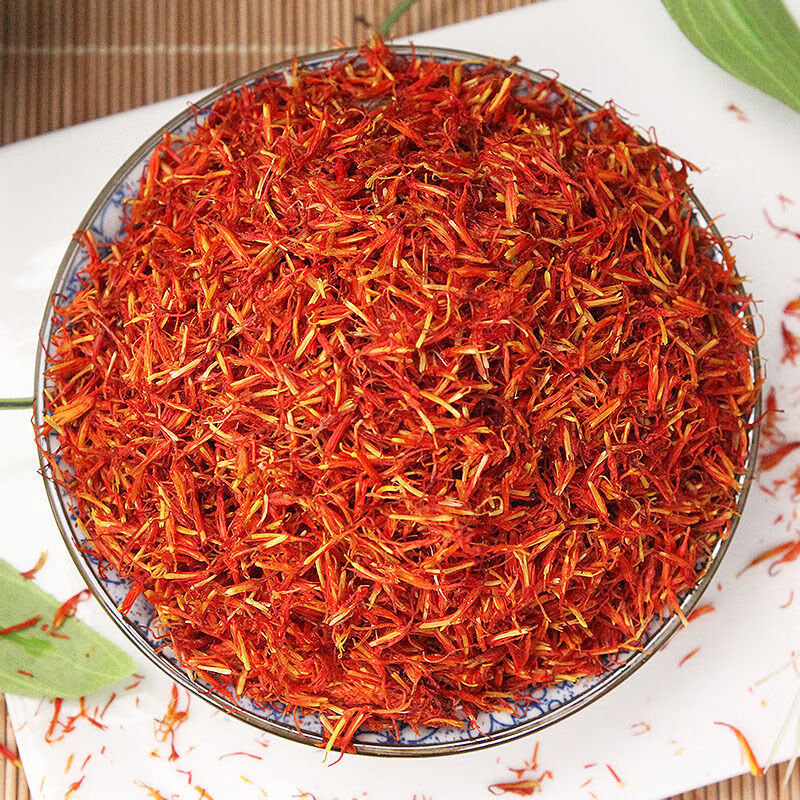 药用红花中药材500克新鲜红花干货泡酒真食用红花泡脚的非藏红花泡脚