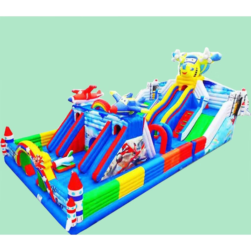 室户外儿童乐园充气城堡大型滑滑梯娱乐设施大型滑梯攀岩蹦蹦床跳床
