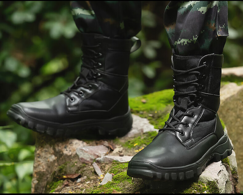 习威 正品17作战靴超轻特战靴16作战靴冬季陆战靴战术军靴户外登山鞋