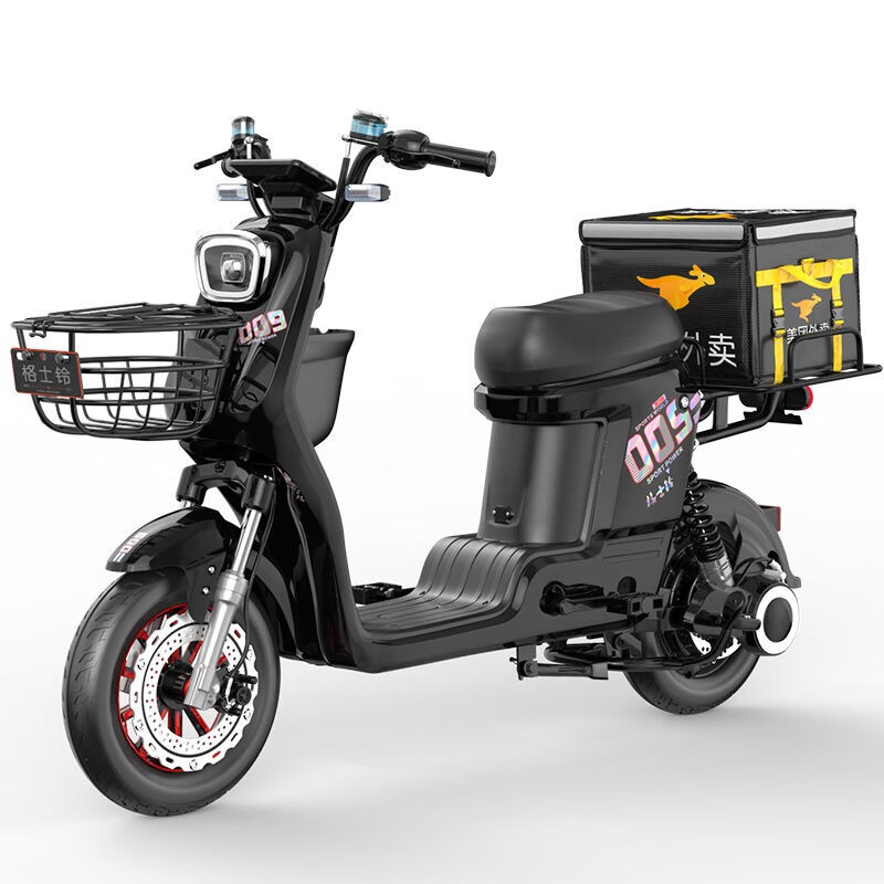 卓健 外卖电动车成人锂电池车送餐车美团送快递男女家用新国标两轮电