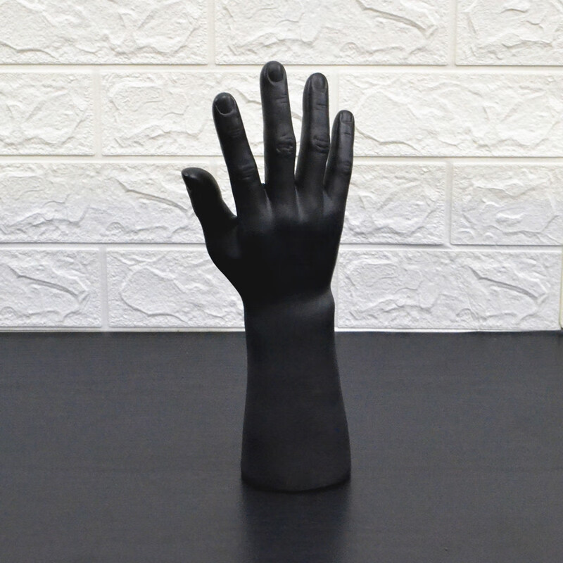 仿真男假手模型塑料手模双手劳保手套模型男假手道具 仿真男白色右手