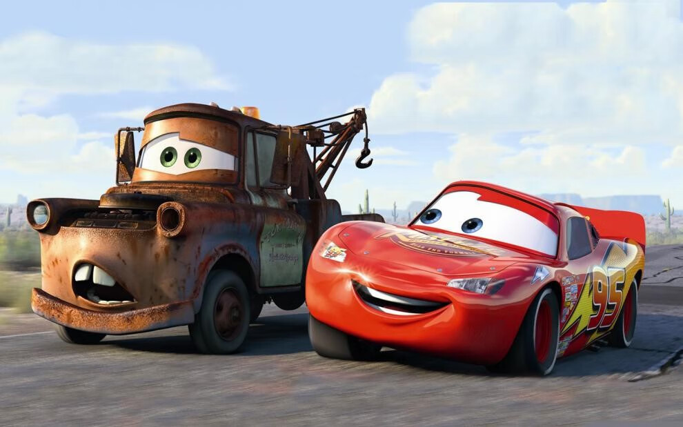 美泰赛车汽车总动员玩具车闪电麦昆合金车模型板牙黑风暴车王 74号