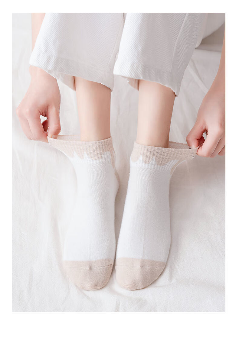 夏天女袜薄款薄棉袜初高中学生夏凉袜女方格宽条年轻款时尚柔软透气夏