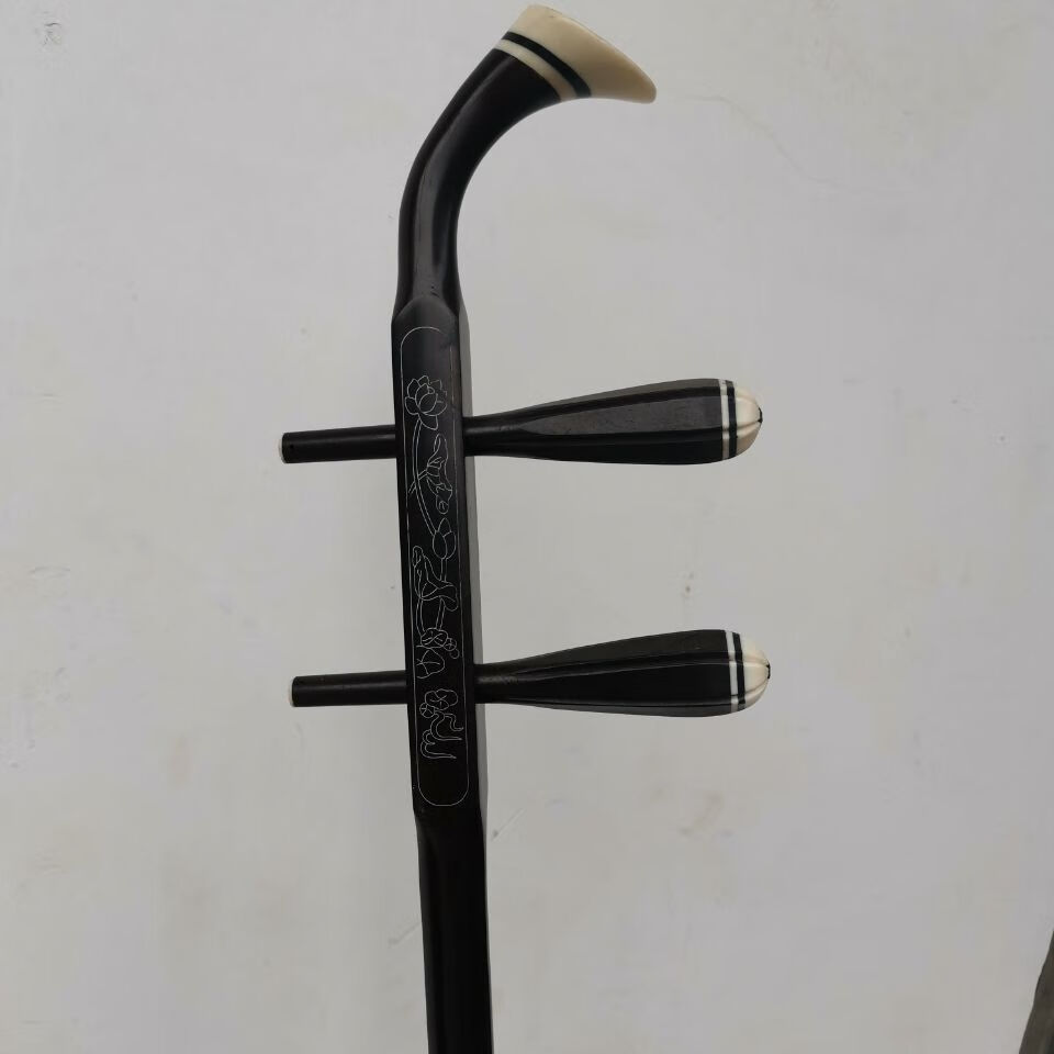 黑檀弯头二胡杆越胡杆紫檀高胡杆缅甸红花梨木二胡杆花鼓大筒杆缅甸红