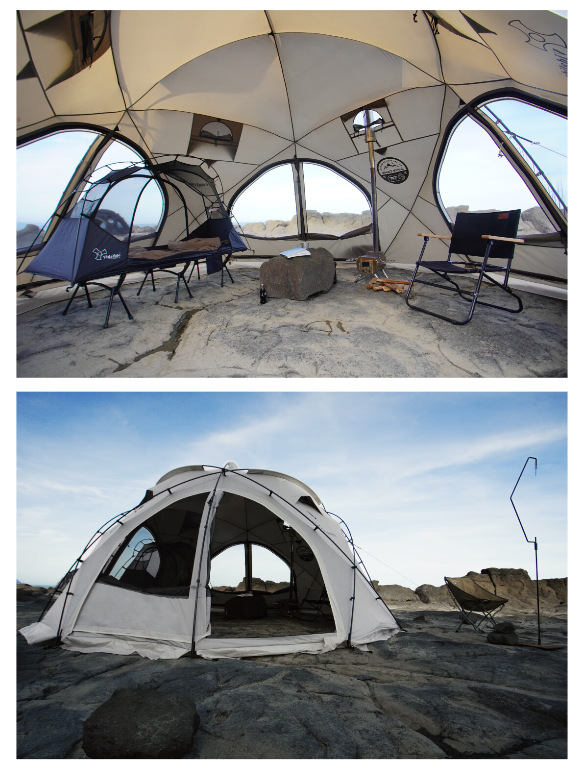 vidalido 维达利多球帐户外露营圆顶客厅帐日升日暮大空间防雨 圆形