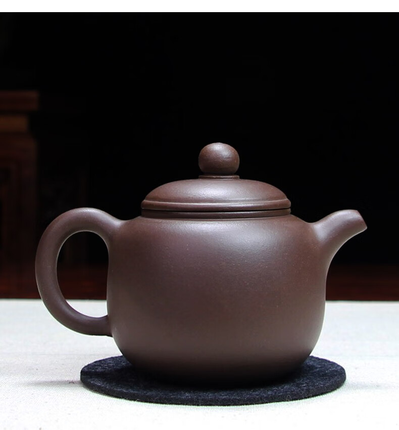 禅乐紫砂壶宜兴紫砂茶壶功夫茶具家用纯手工正宗紫砂老紫泥匏尊壶220