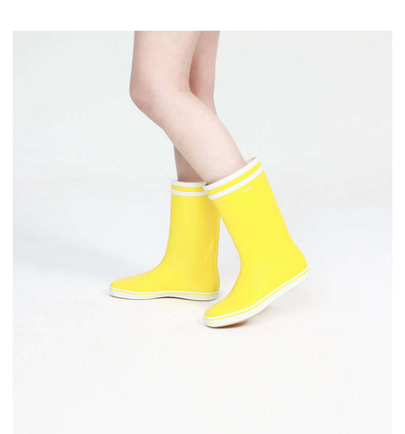 艾高2022年春夏新品malouine bt女士休闲malouine户外中帮胶靴雨靴 深