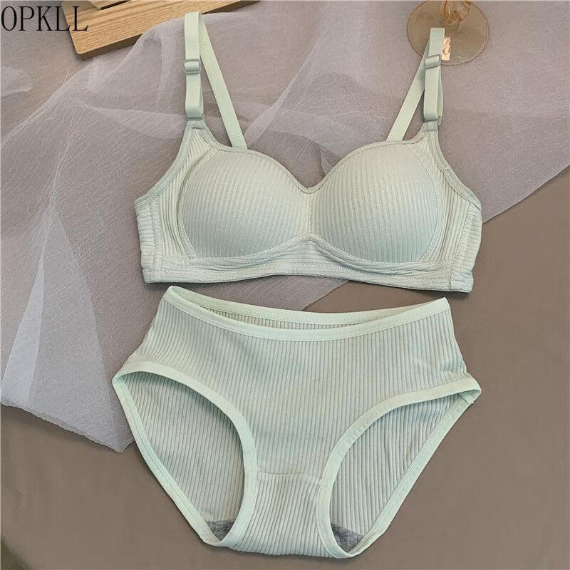 内衣女学生胸衣无钢圈背心文胸少女初中高中大学生套装3/4罩杯8岁胸罩