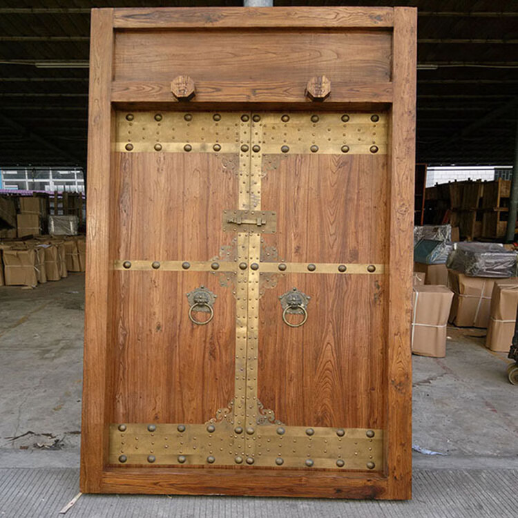 别墅庭院木大门仿古锁铜仿古中式大门插销四合院铜门栓庭院门锁铜木门