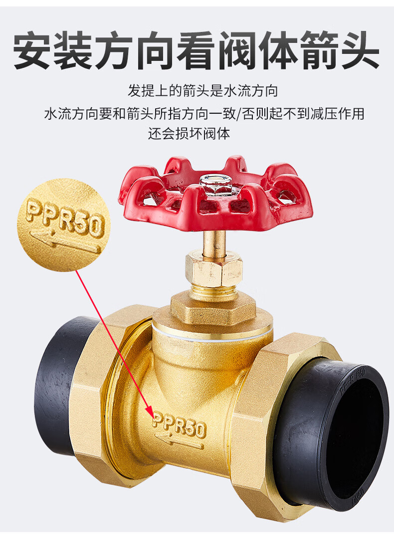 ppr铜截止阀双活接热熔2025铜球闸阀46分pe自来水管阀门开关配件pe20