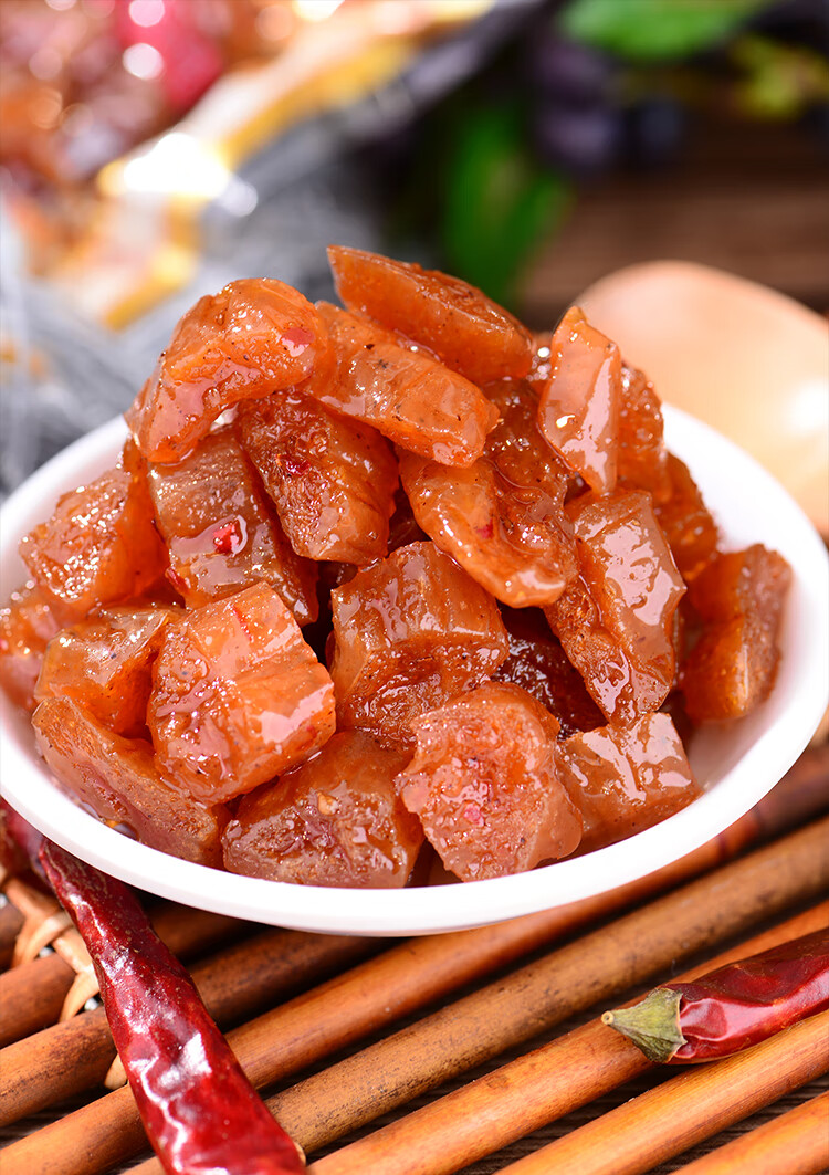 叉烧樱桃肉甜辣麻辣味豆制品40g*50袋 辣条素肉80后怀旧零食 40g*50袋