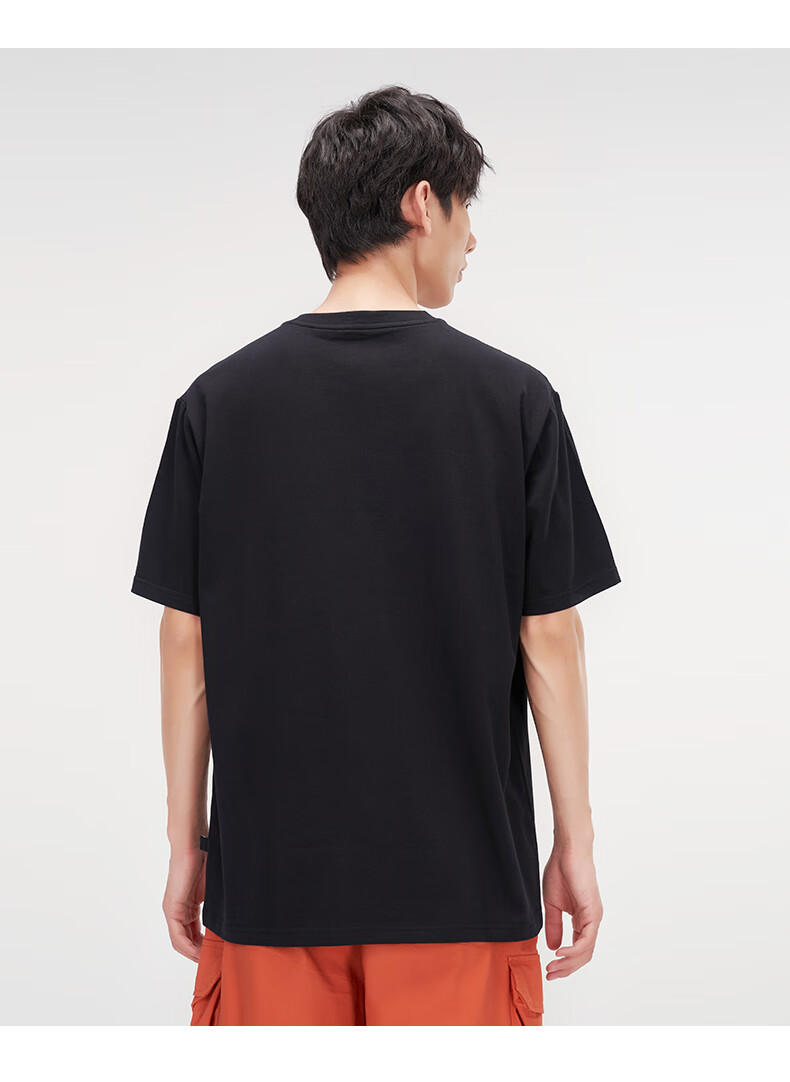 特步短袖男t恤未来可期系列夏季新款宽松休闲运动上衣半袖短t白色s