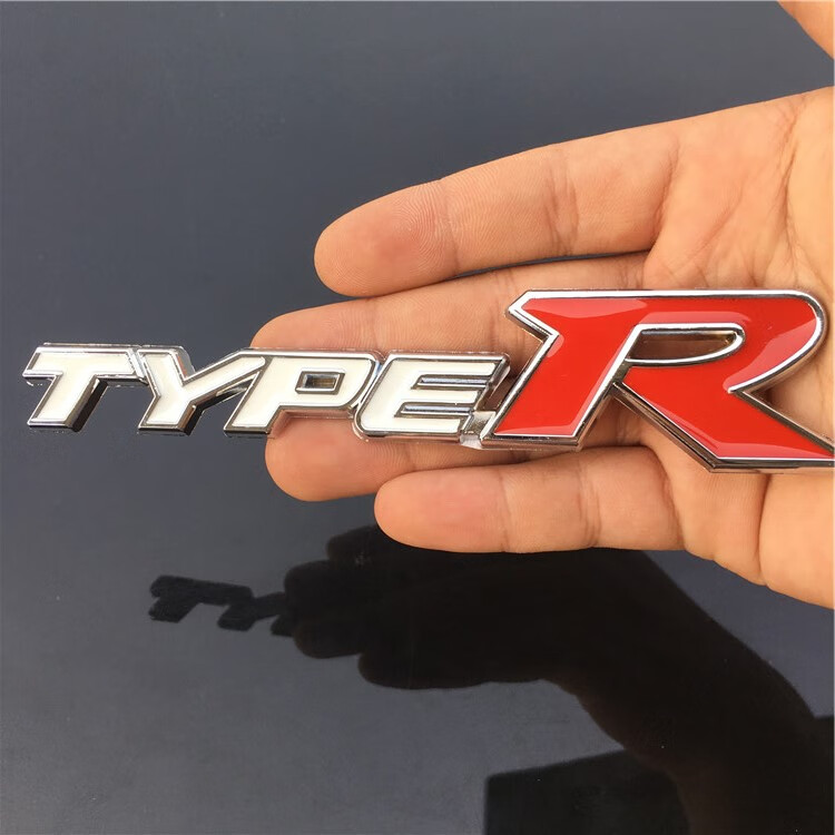 typer尾标运动灵魂mugen车标无限车贴字标后标志改装无限银红贴标一条