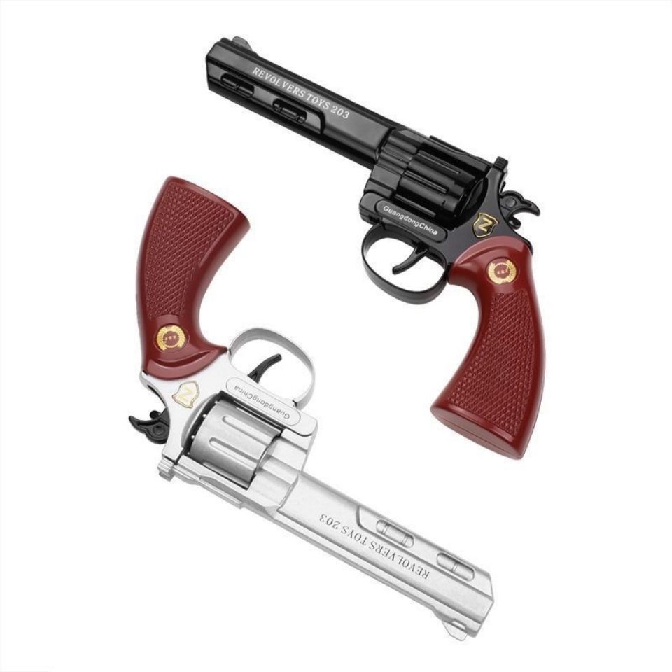 全金属火炮左轮咂炮子左轮砸响枪纸炮枪过年经典玩具炮子枪1205不可