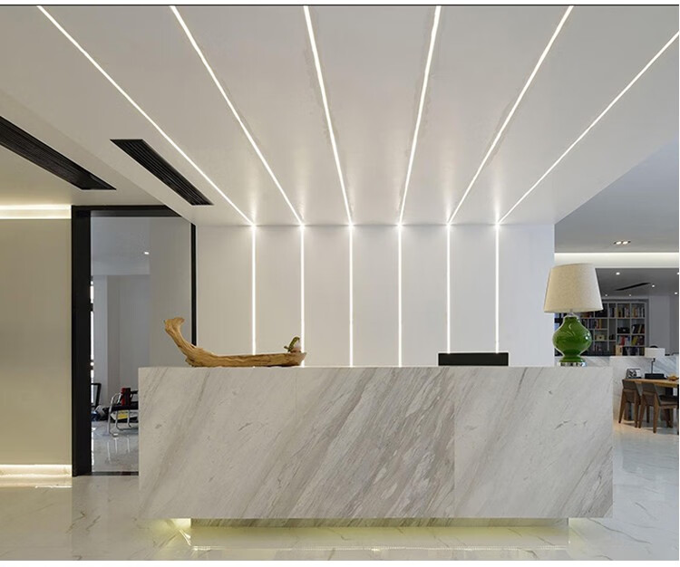 迈辉线性灯led线条灯嵌入式铝槽灯带线型灯客厅无主灯过道灯带 平角