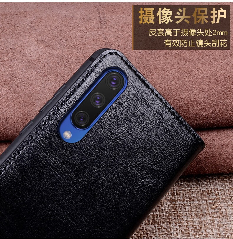 锦灏华为荣耀9x手机套真皮磁吸翻盖荣耀9xpro全包防摔保护壳时尚商务