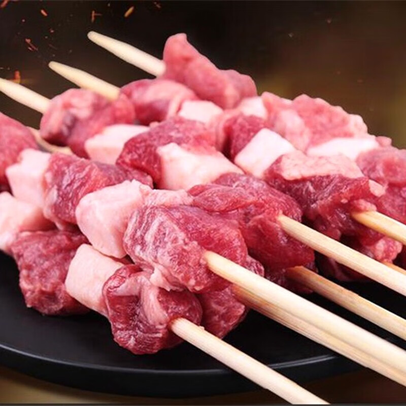 维桑 新鲜羊肉串 山羊肉烤串 20g*60串 羊肉筋串 小金烤肉烧烤食材