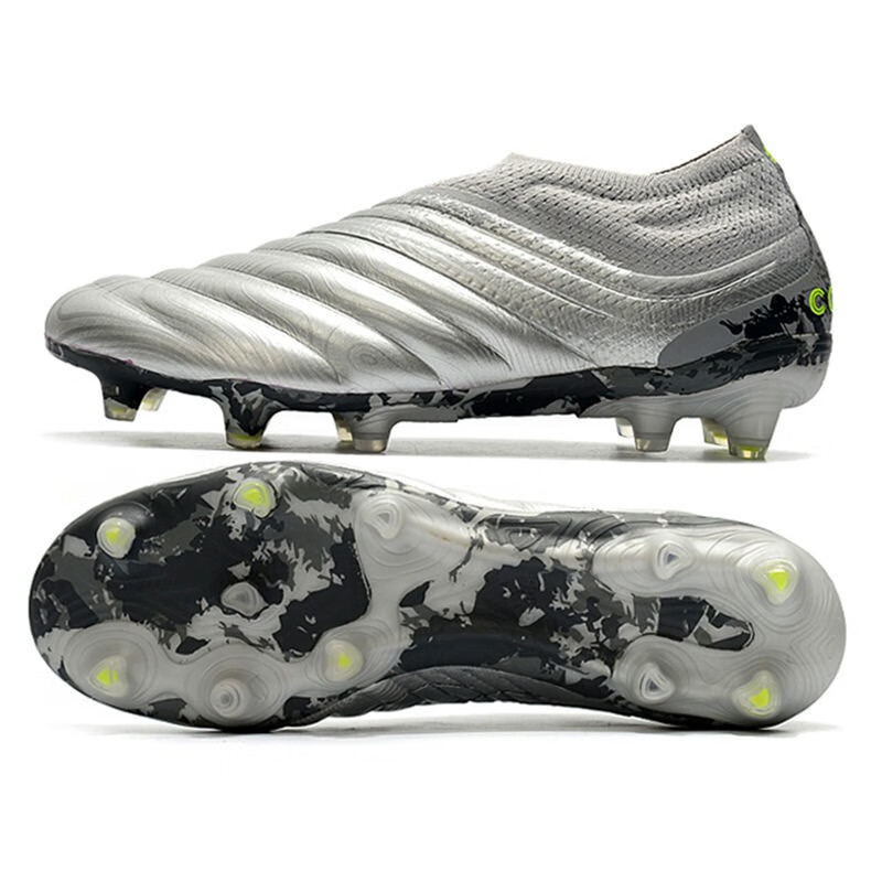 耐尅联名迪巴拉针织白桔20fg钉足球鞋copa20长钉袋鼠皮天然草足球鞋