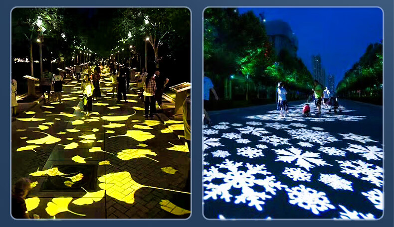 logo投影灯广告图案带文字定制招牌高清投射灯led地面店铺商用防水