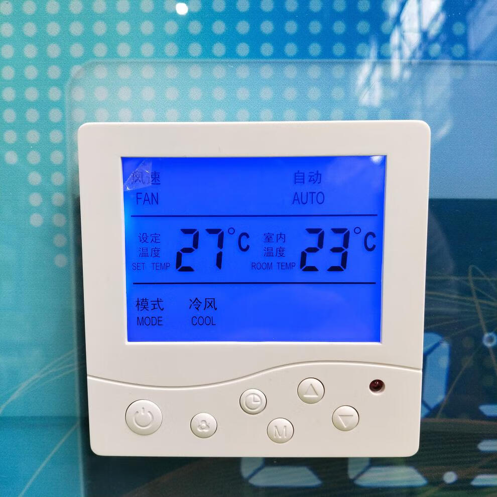空调面板 麦克维尔中央空调温控器ac8100液晶屏水冷风机盘管面板 york