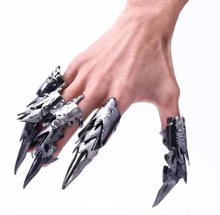 优选好物手指套道具万圣节cosplay舞会影视表演鹰爪手装扮金刚狼爪