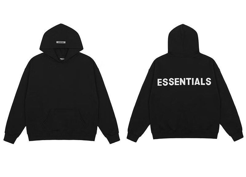 fog fear of god essentials复线第七季fg卫衣高街情侣反光连帽衫 fog