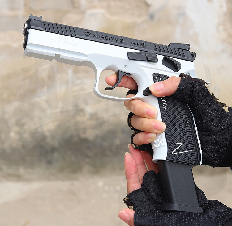 【抛壳连发】乖巧cz75虎龑虎sts自动抛壳红外激光训练模型玩具枪usp下