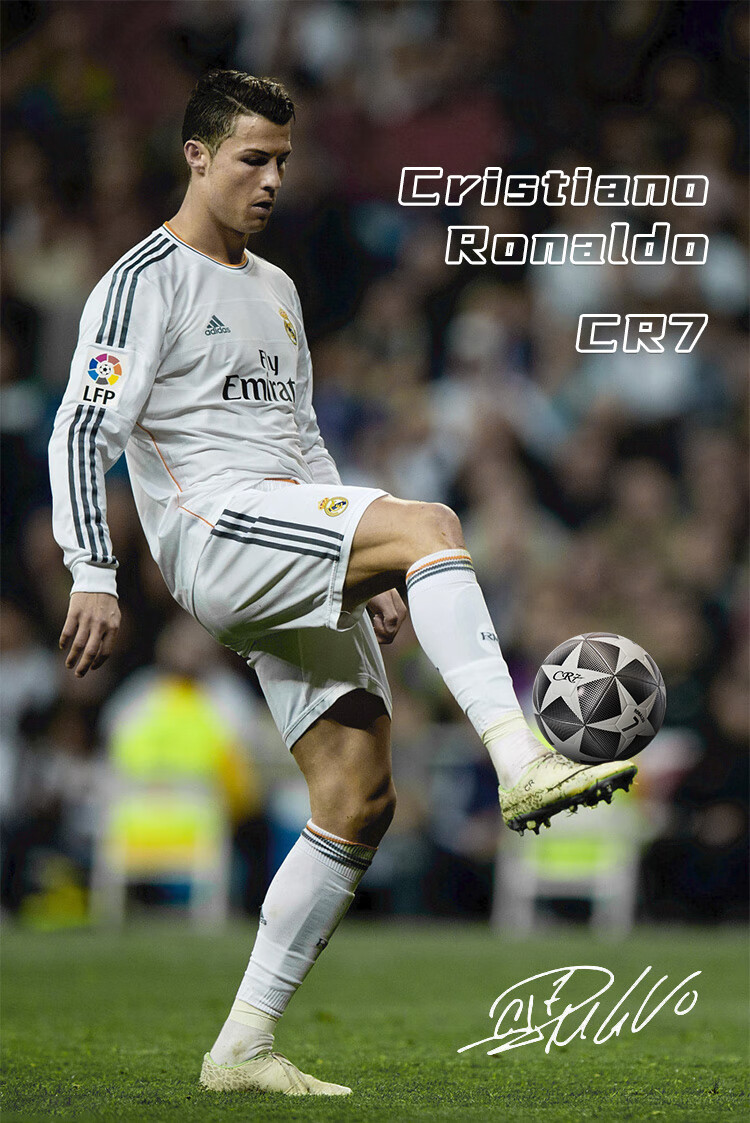 小米mi米家通用英超同款c罗限量款纪念足球礼物cr7成人比赛5号球真皮