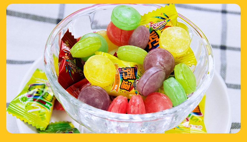神奇彩虹怪味豆中国秀逗酸味糖15g48包爆酸整蛊水果味怪味硬糖果零食
