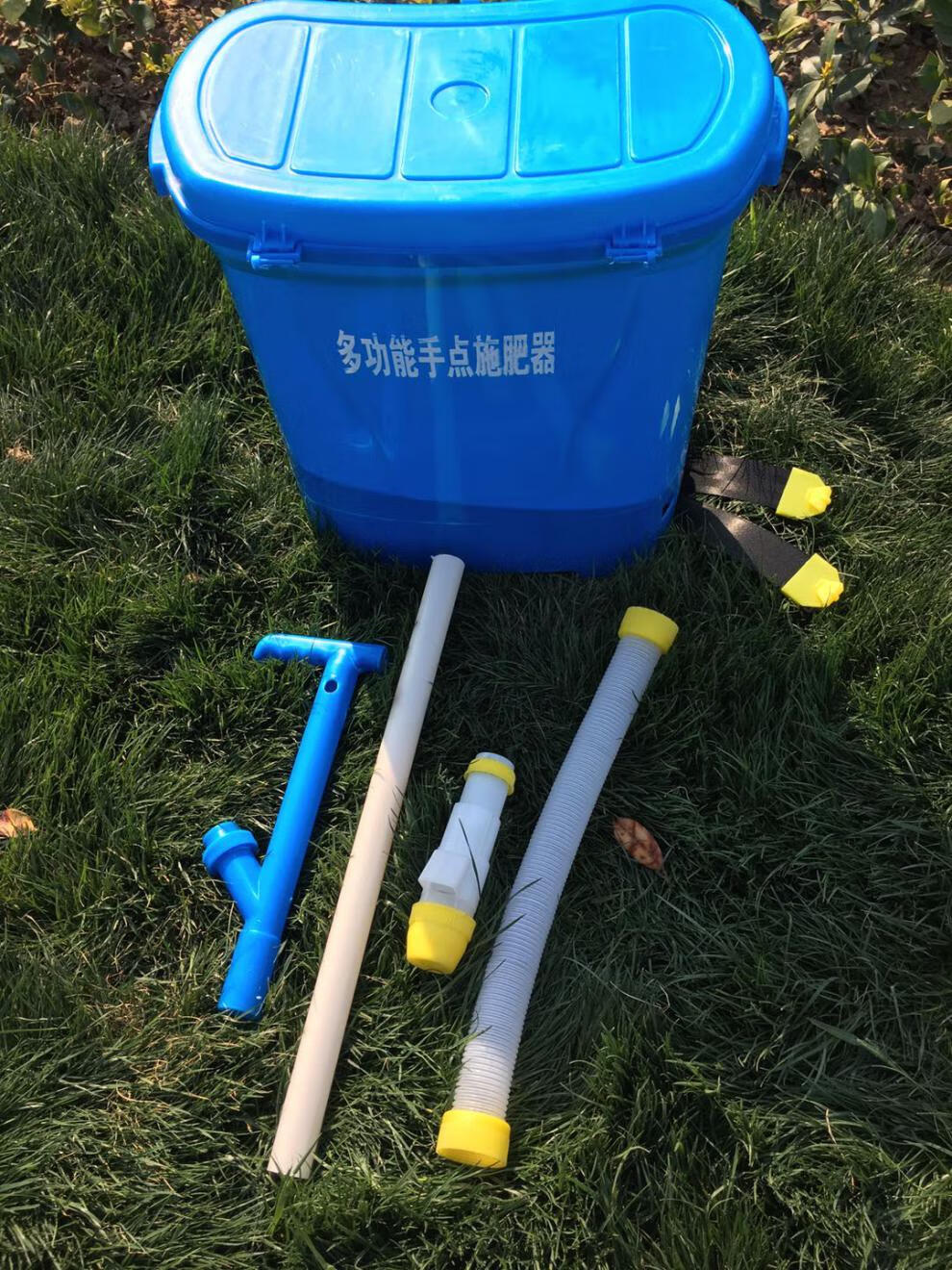 施肥 农用玉米撒肥料追肥器化肥机多功能点肥新型背负式施肥机 背包款