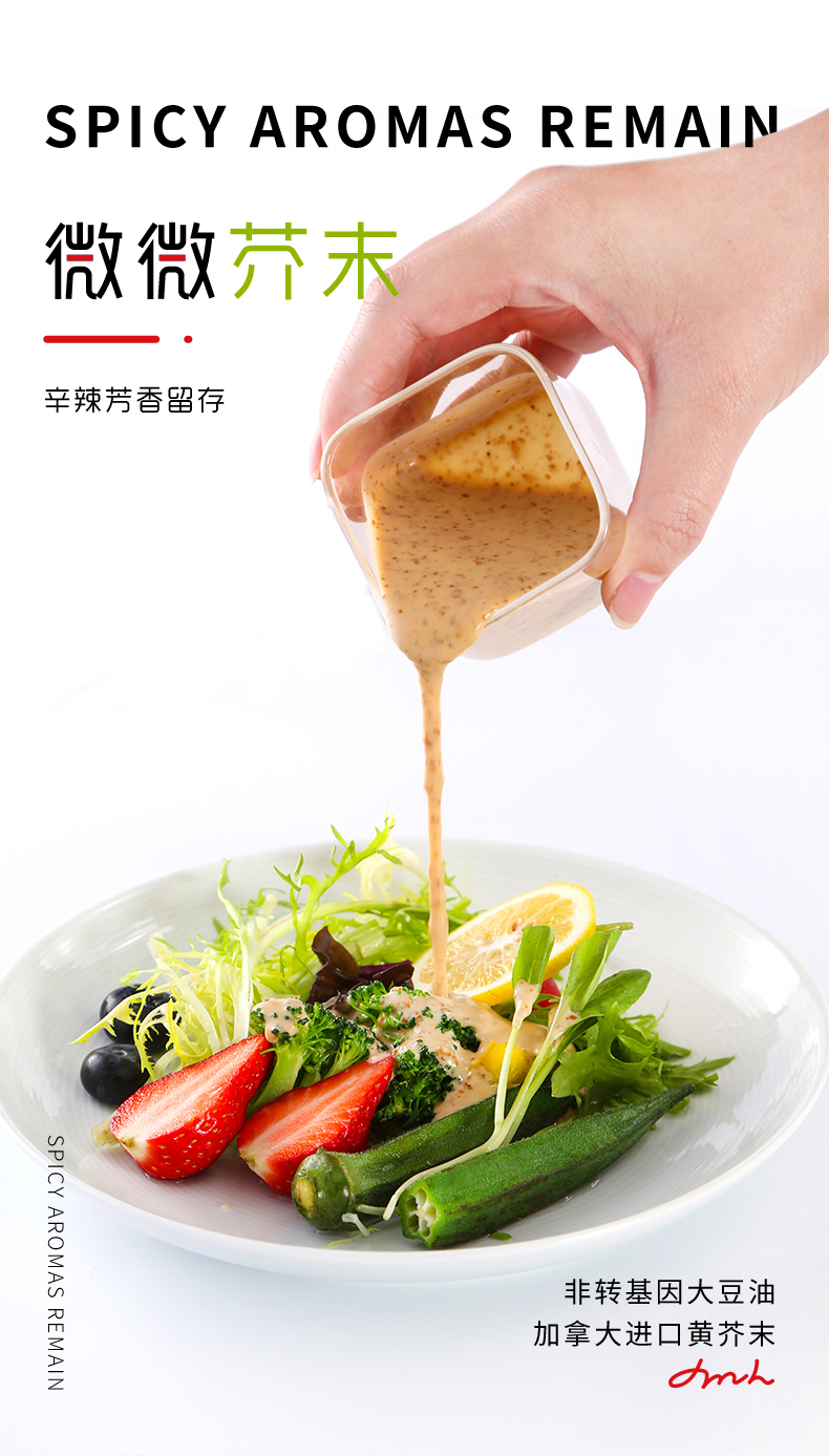 酱沙拉汁蔬菜水果专用轻食酱料2瓶装焙煎芝麻248ml法式油醋汁248ml