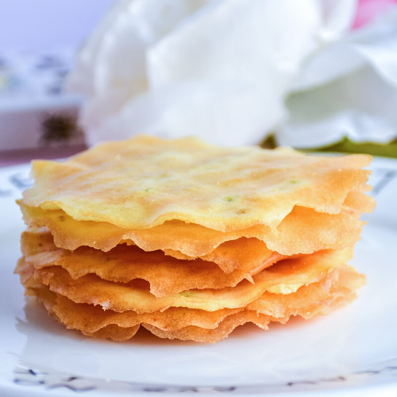 佳香煎薄脆500g湖南特产老长沙薄脆饼干散装小包装饭店餐同款 原味*5