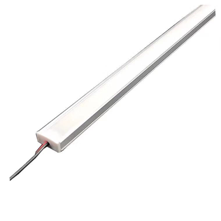 定制le12v橱柜线条灯带24v2835高亮超薄展柜货架u型硬长条灯管铝尺寸