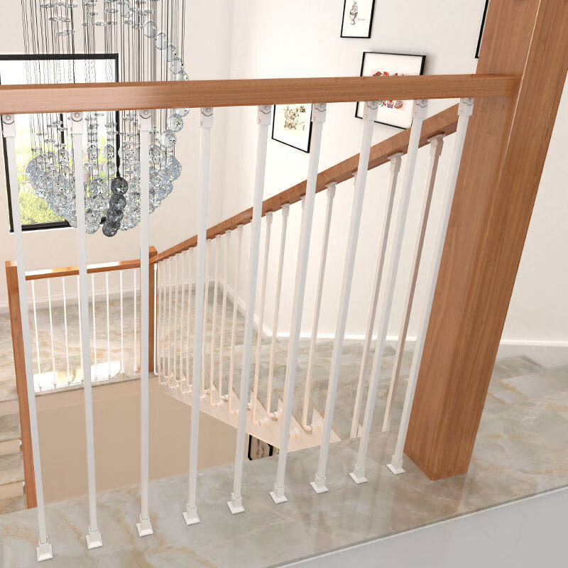 领睿现代简约楼梯护栏实木扶手别墅楼梯农村自建房楼梯护栏主图款每米