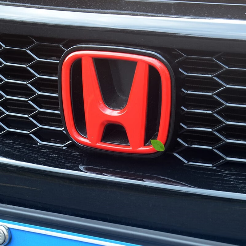 定制适用于19款十代思域前后车标贴新思域红标黑标中网车标尾标贴改装