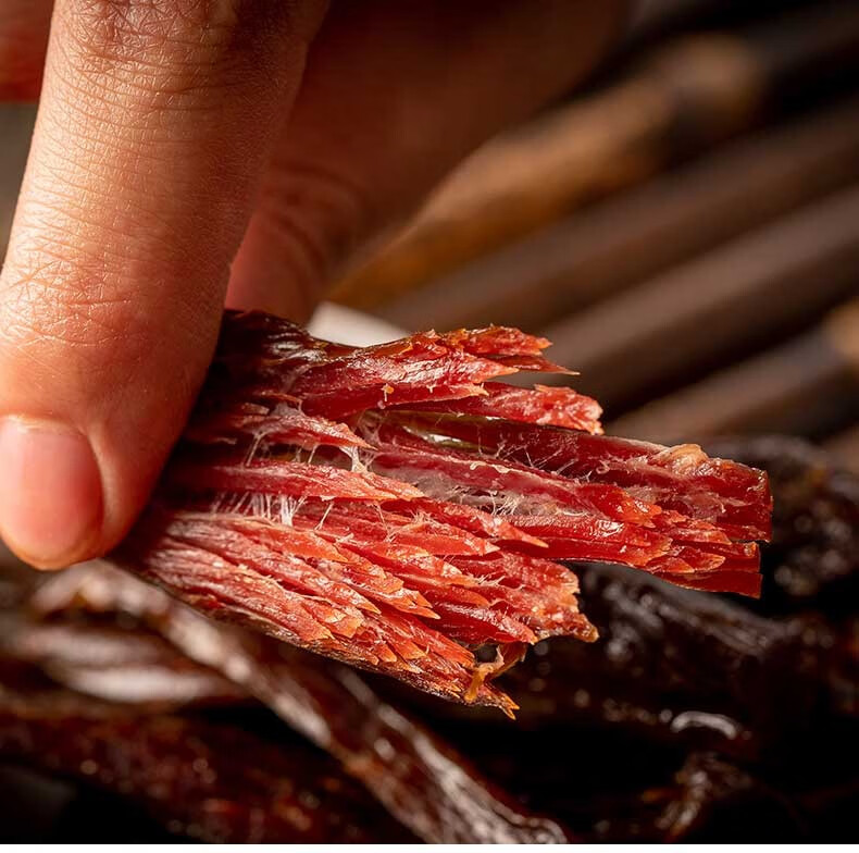 西藏手撕牛肉正宗高原特产传统风味麻辣零食熟食500g独立真空包装麻辣