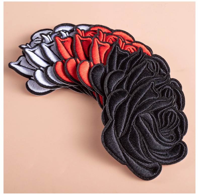 衣服装饰绣花自粘免缝羽绒服补丁贴修补破洞修复补贴片刺绣贴布贴36号