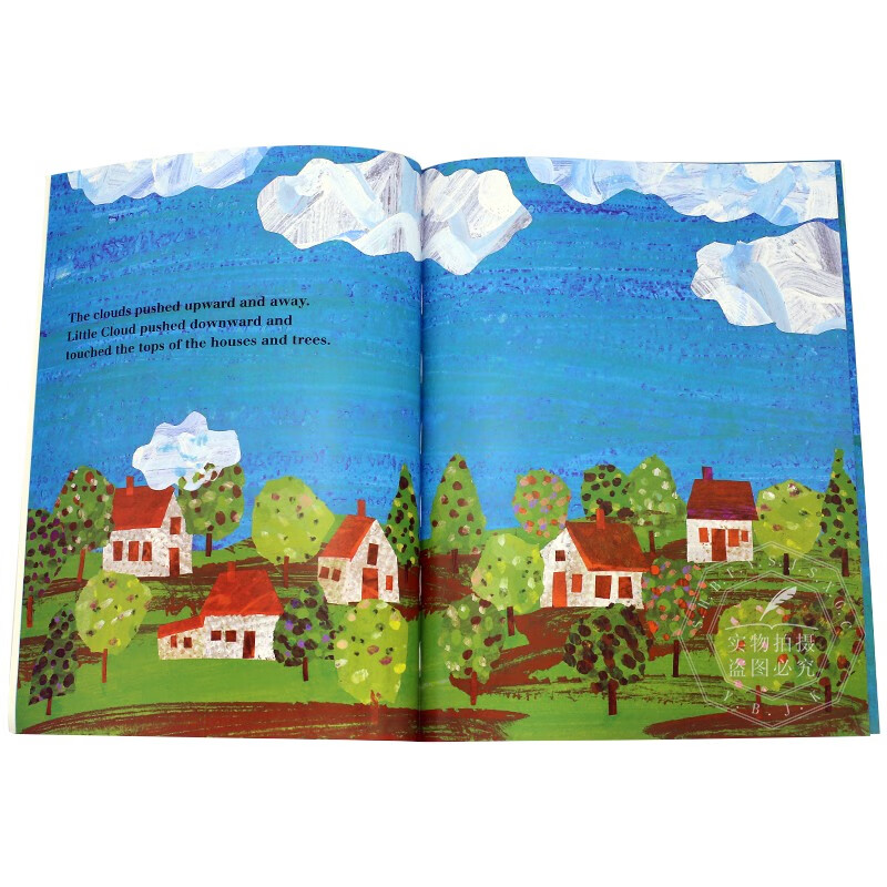 《小云朵 英文原版绘本 little cloud 吴敏兰绘本123第87本 卡尔爷爷