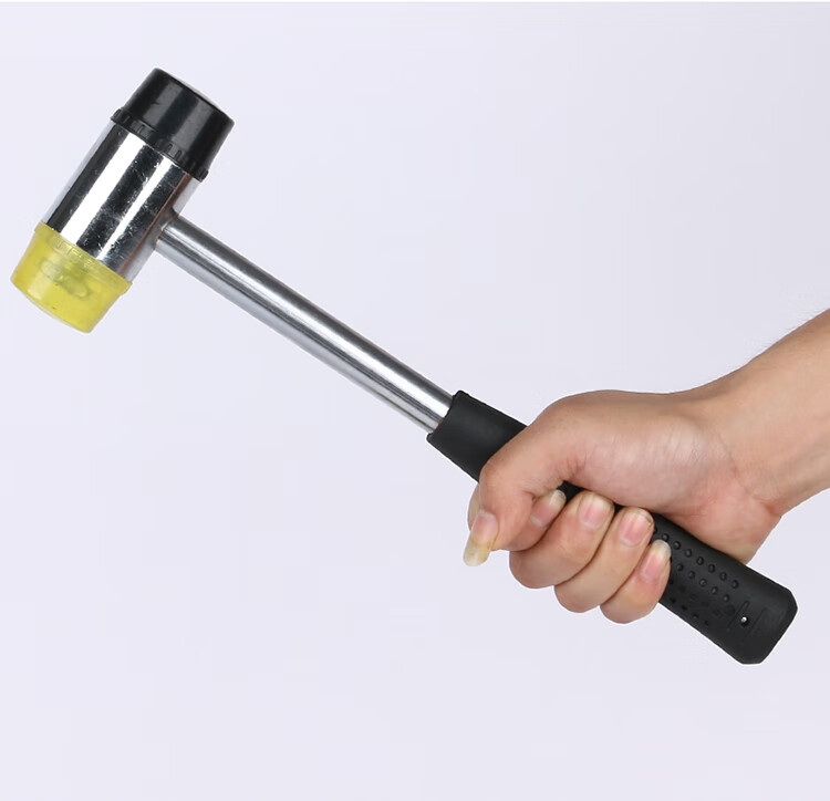 橡胶锤安装锤小胶锤子橡皮锤尼龙锤塑料榔头贴地板瓷砖装修工具25mm