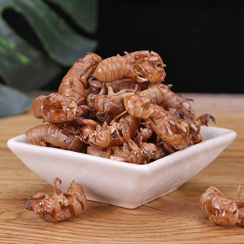 中药材蝉蜕100g金蝉衣蝉衣中药知了壳干货非500克 250g【图片 价格