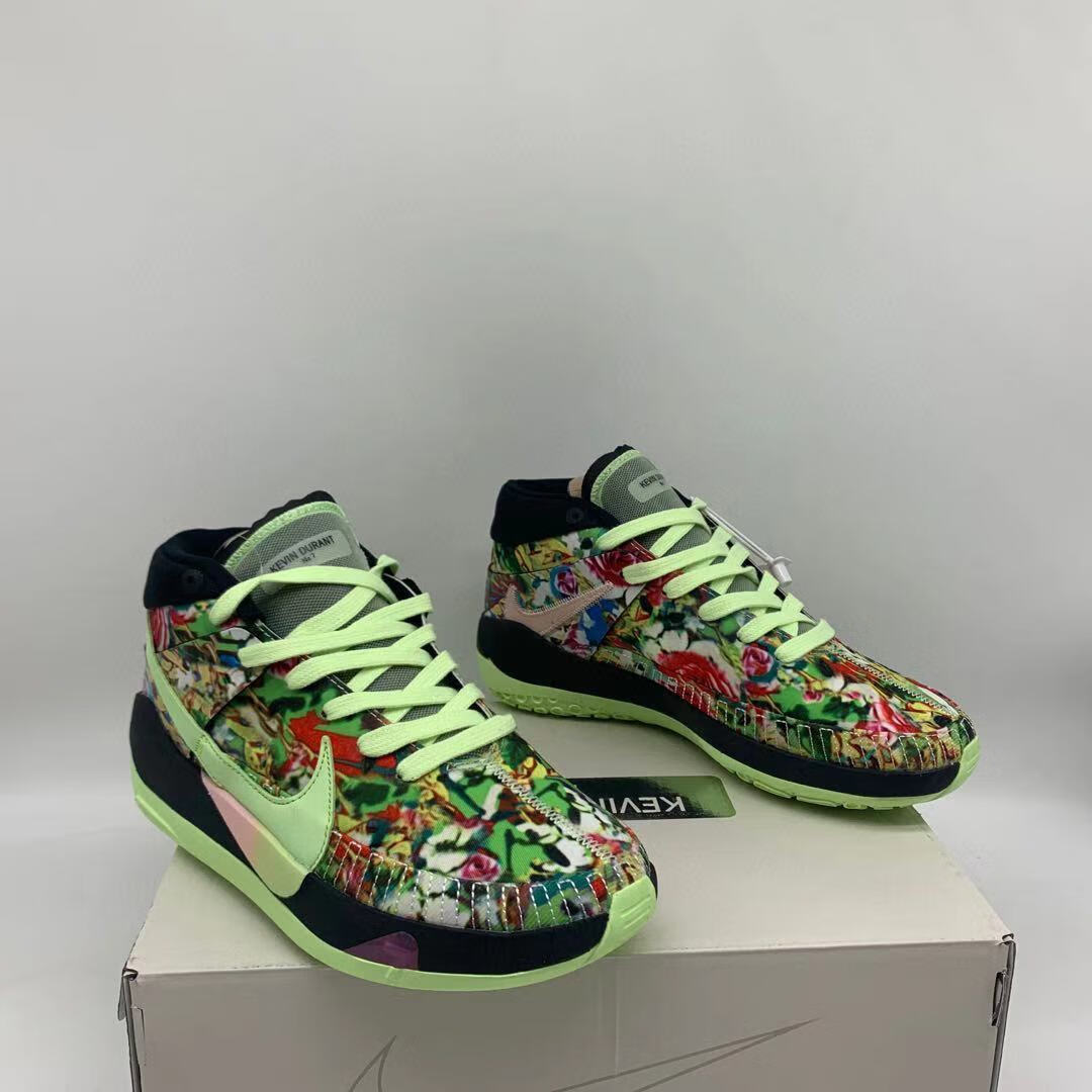 杜兰特13代篮球鞋男kd13笑脸美国队篮球之星耐磨气垫减震实战战靴 kd