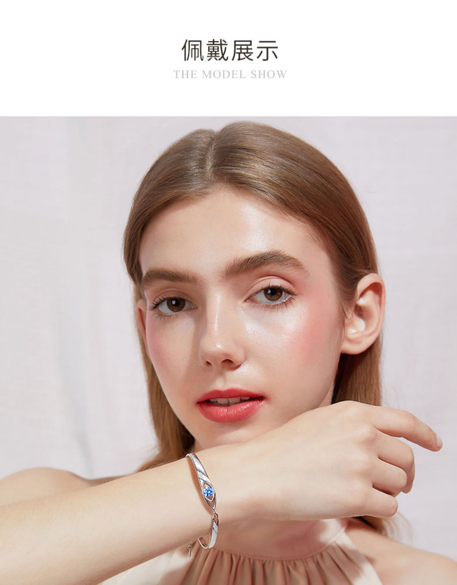 手饰情侣闺蜜手镯礼物送女友 s925 托帕石   礼盒(手链颜色备注客服)